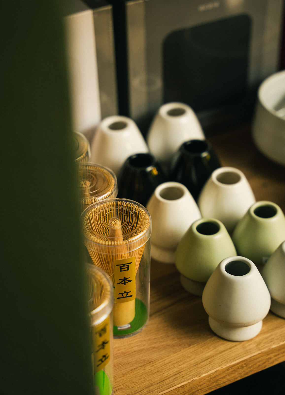 Fouet à matcha en bambou