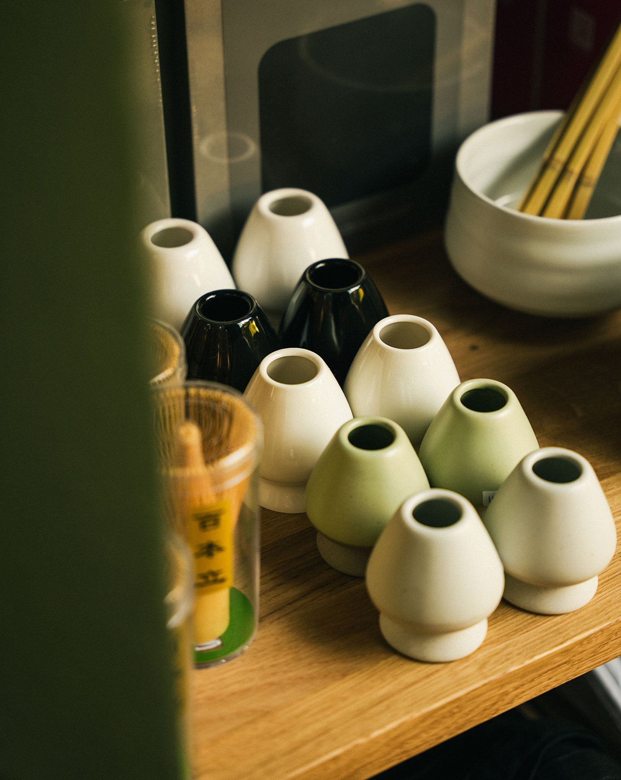 Support pour fouet à matcha